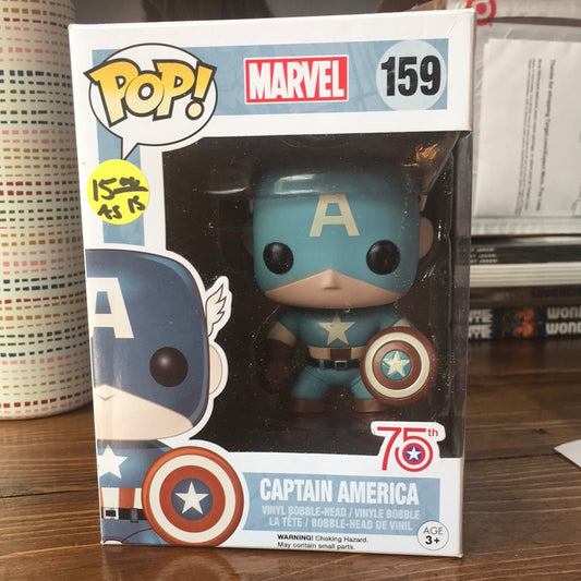 Captain America #159 75th Anniversary Funko Pop vinyl Figure