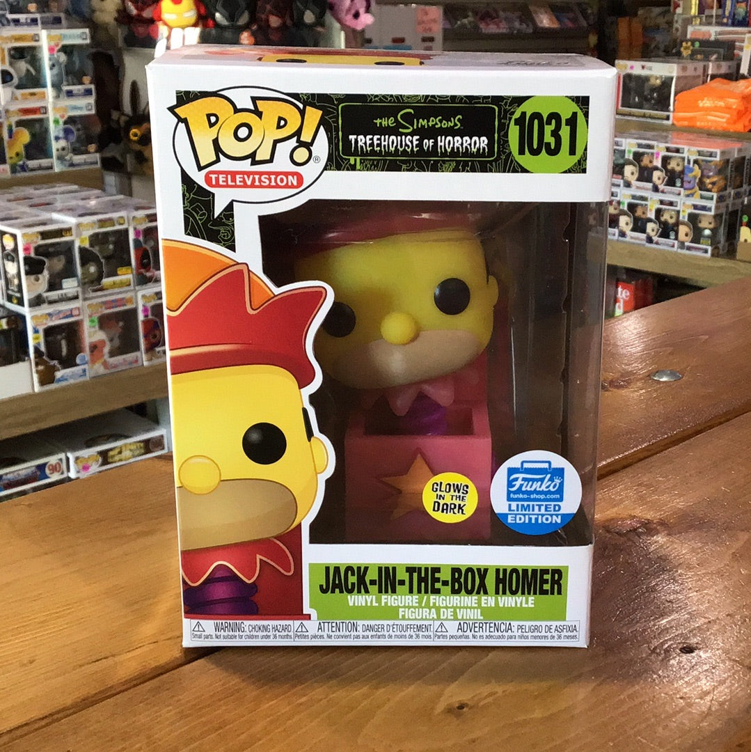 Simpson’s  Homer in a Box Treehouse of Horror Funko Pop! Vinyl television