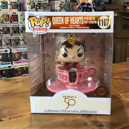 Disney - WDW50 Queen of Hearts Tea Cups Attraction #1107 - Exclusive Pop! Vinyl Figure