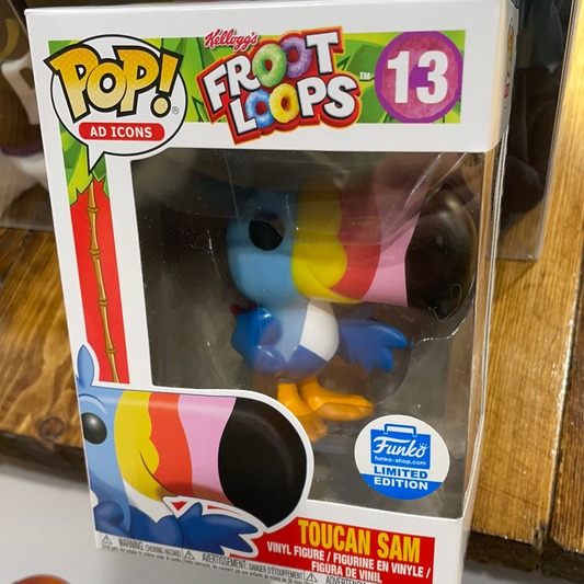 Icons Toucan Sam 13 exclusive funko Pop! Vinyl figure Kellogg