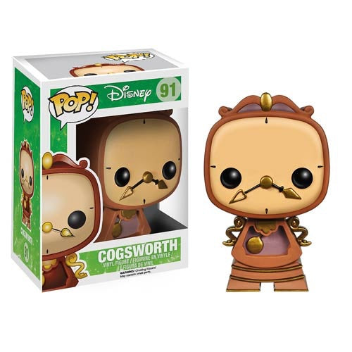 Disney beauty and the beast Cogsworth 91 Funko Pop! Vinyl figure