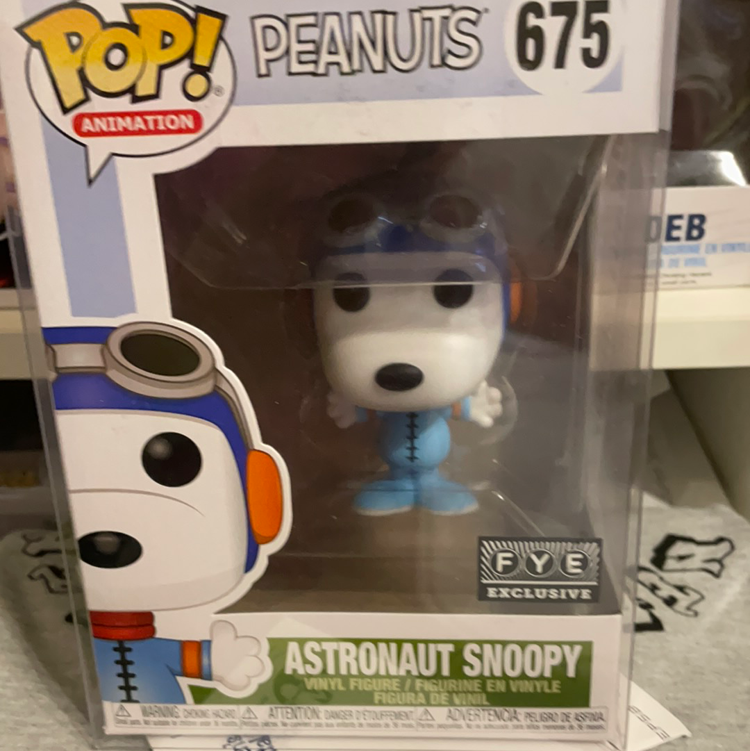 Peanuts - Astronaut Snoopy #675 - Exclusive Funko Pop! Vinyl Figure (Cartoon)