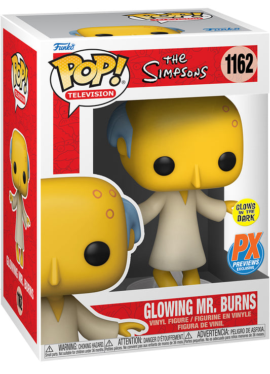 Simpsons - Glowing Mr Burns #1162 - Exclusive Funko Pop! Vinyl Figure (Cartoon)