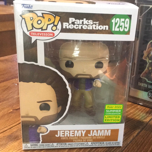 Parks and rec Jeremy Jamm 1259 Exclusive Funko POP! Vinyl Figure television