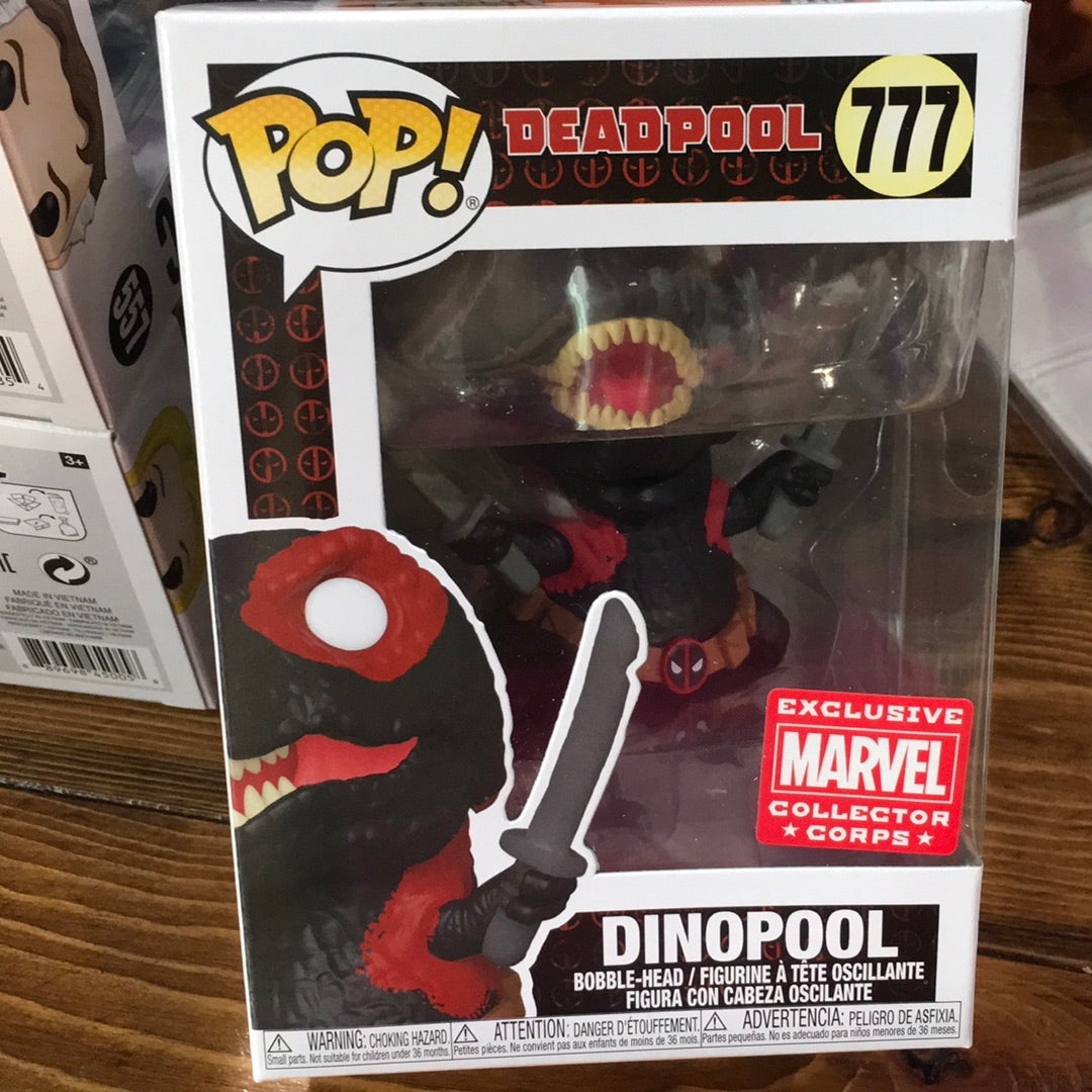 Deadpool 30th exclusive DinoPool Funko Pop! Vinyl figure Marvel