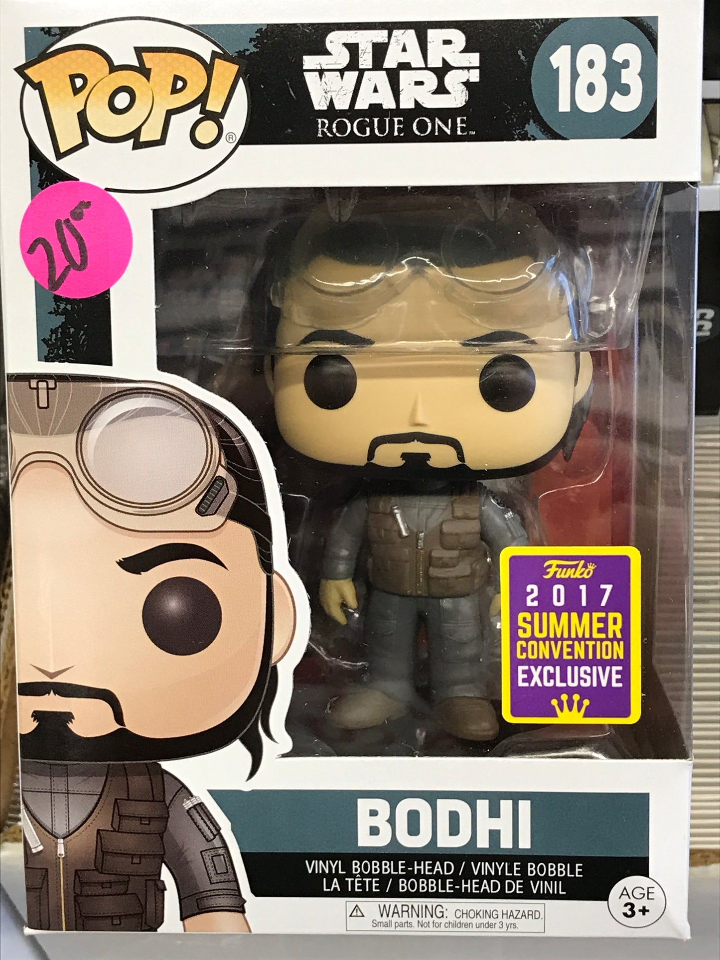 Star Wars Bodhi sdcc Funko Pop! Vinyl figure