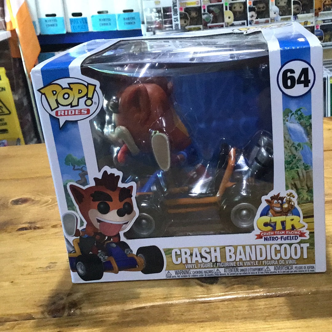 Crash Bandicoot Rides 64 Funko Pop! Vinyl Figure