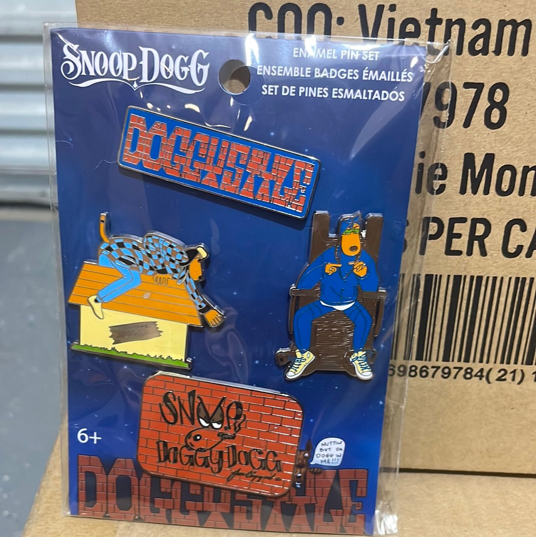 Snoop Dogg Enamel Pin Set - FUNKO set of 4