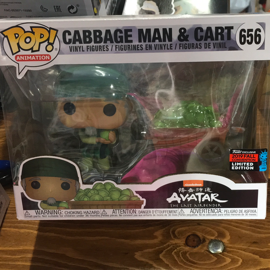 Avatar last airbender cabbage man & cart exclusive Pop! Vinyl figure anime