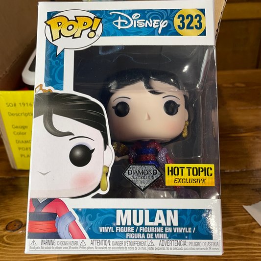 Disney Mulan Diamond exclusive 323 Funko Pop! Vinyl figure new 2020