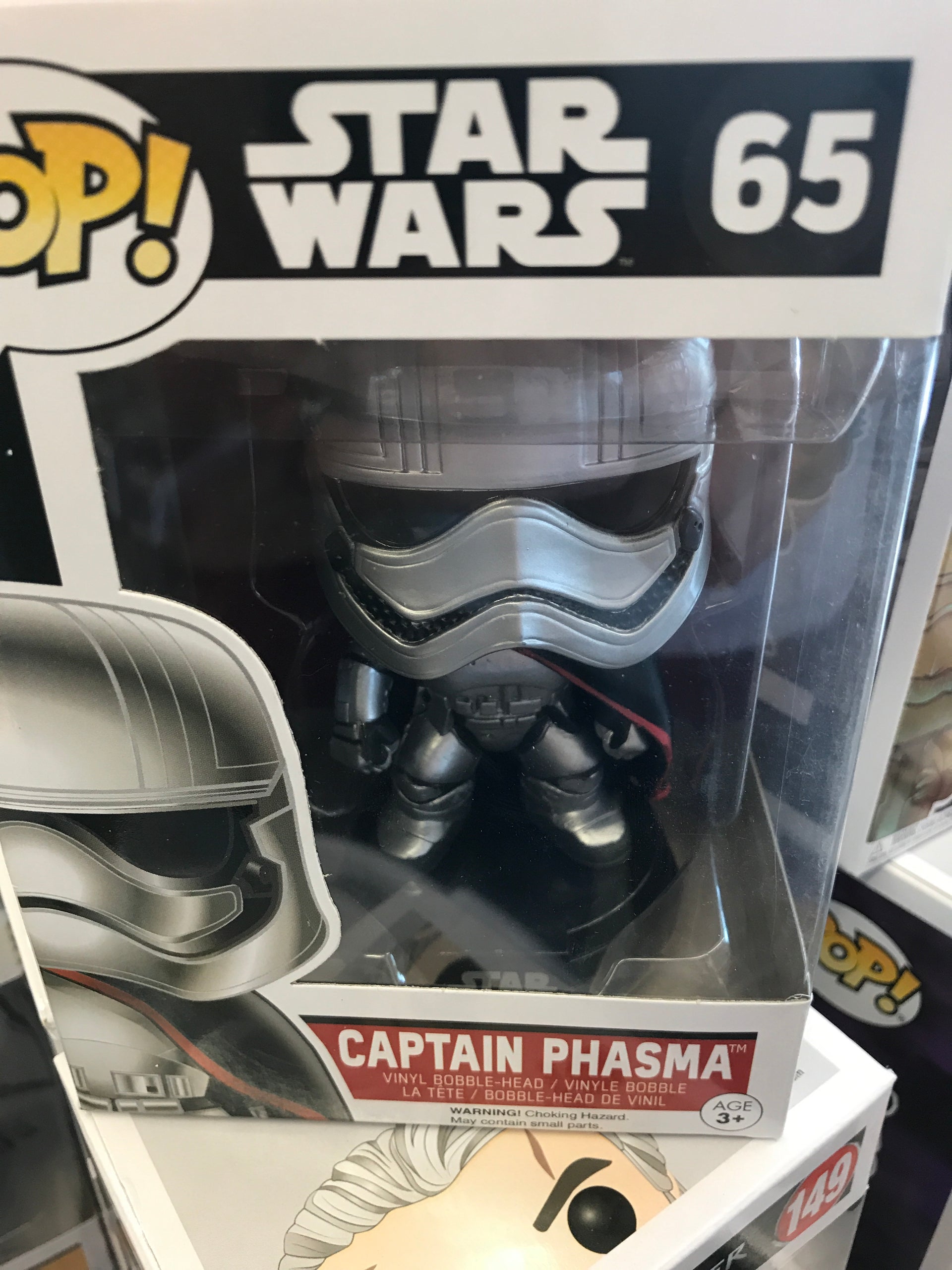 Star Wars Captain Phasma 65 Funko Pop! Vinyl figure – Tall Man