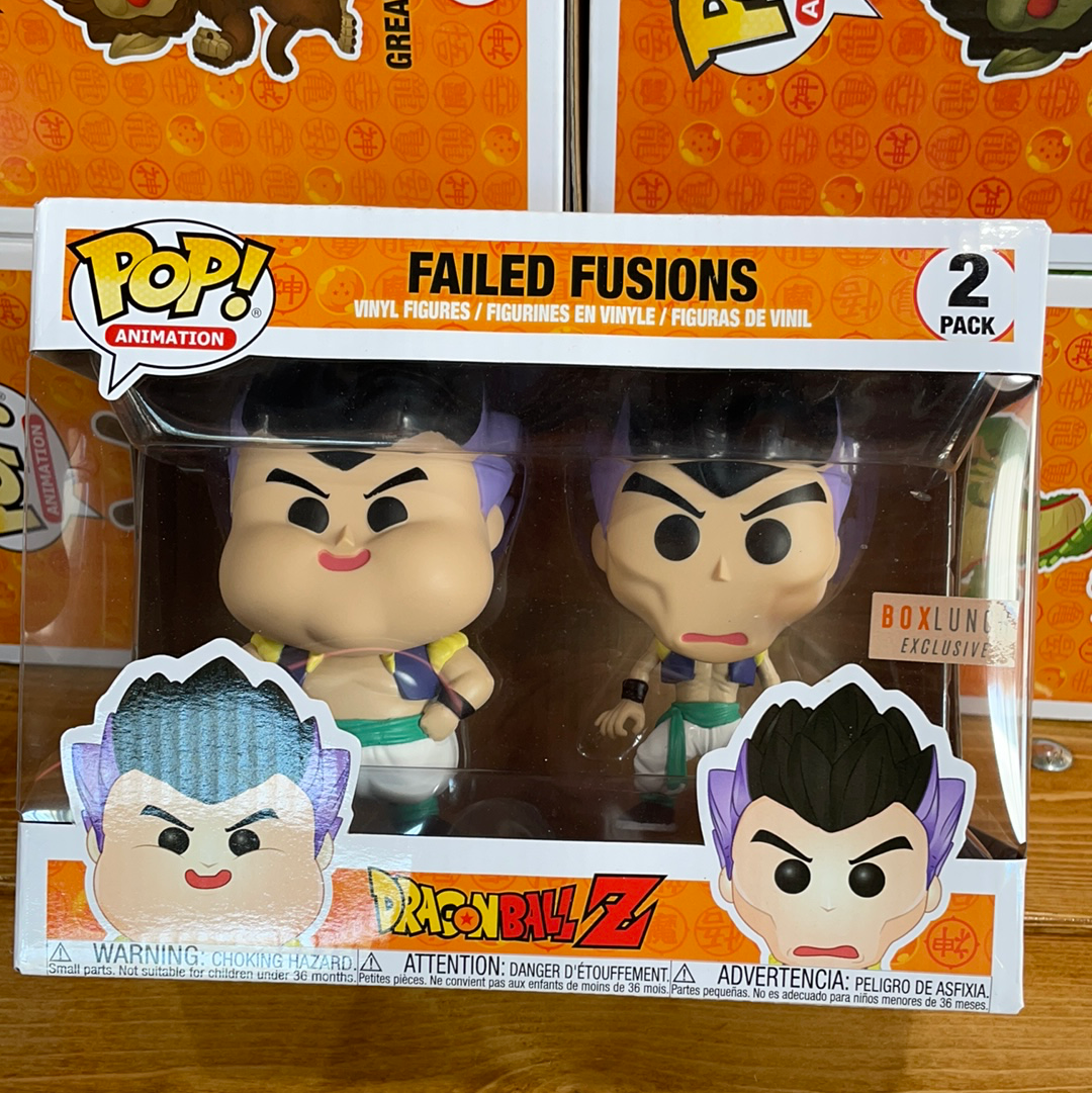 DBZ Failed fusion 2 pack Funko pop! Vinyl figure anime