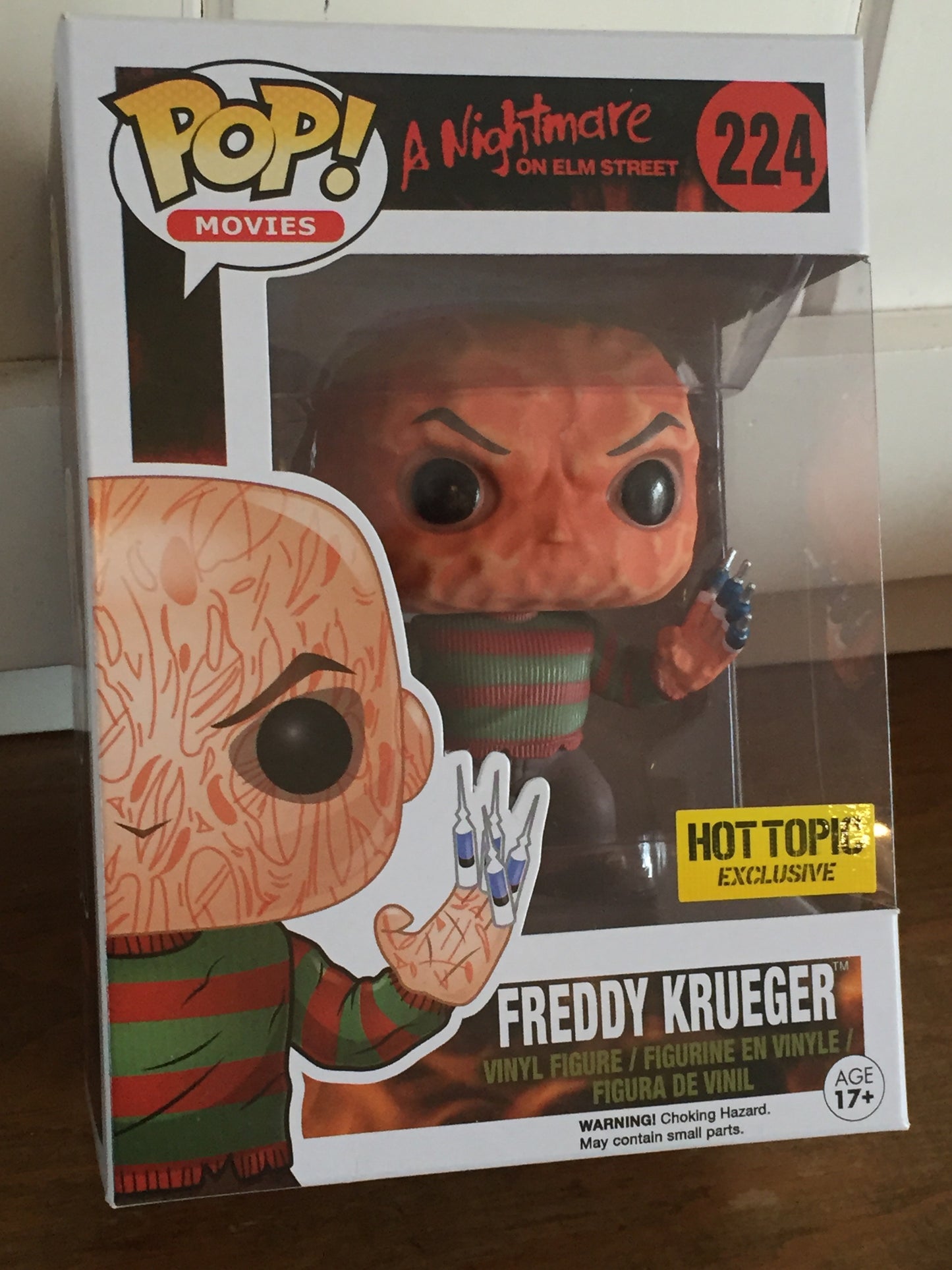 Freddy Krueger Exclusive syringe fingers Funko Pop! VINYL Figure