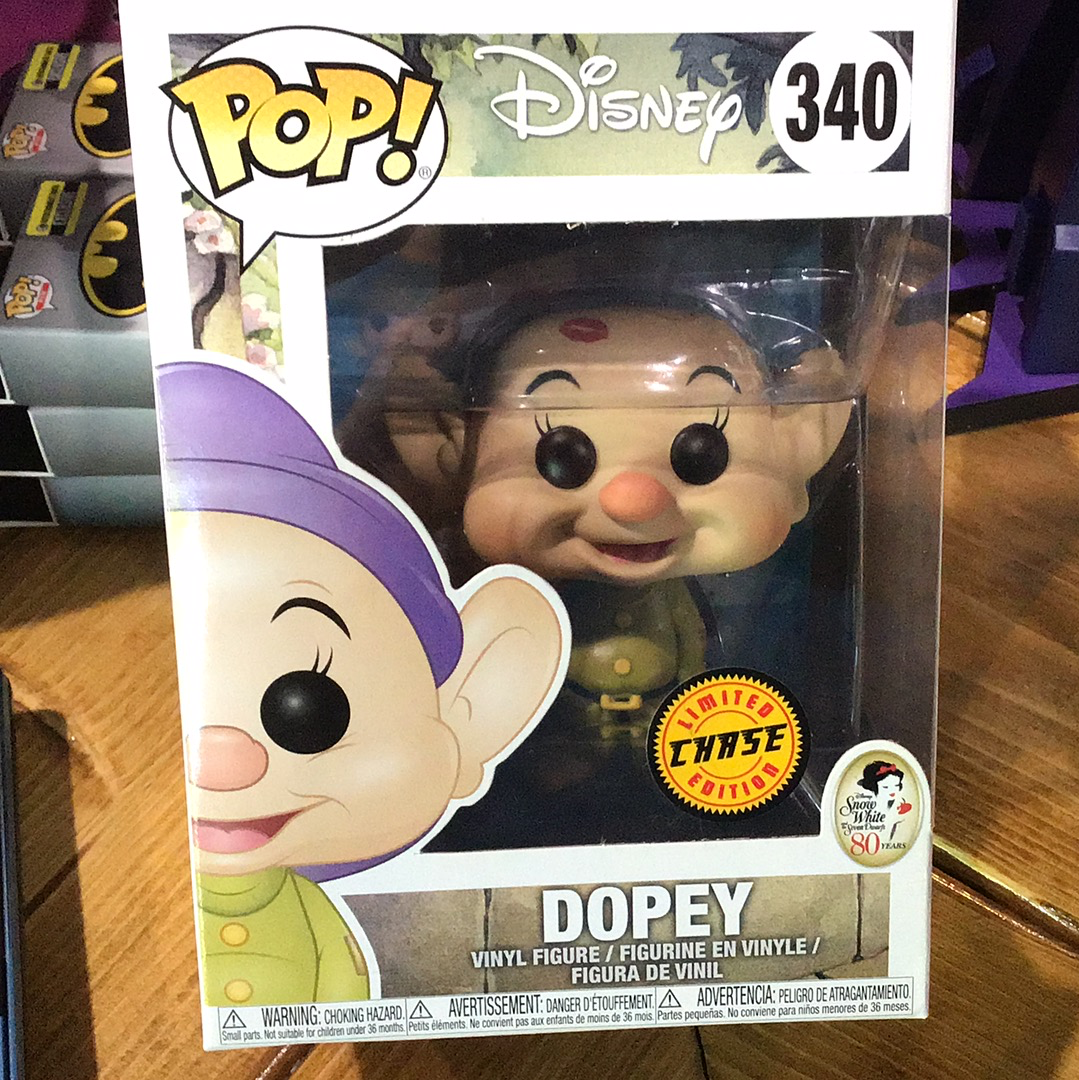 Disney Dopey CHASE Snow White 340 Funko Pop! Vinyl figure