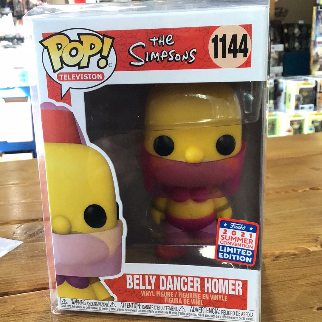 Simpson’s Belly Dancer Homer Exclusive 1144 Funko Pop! Vinyl Television