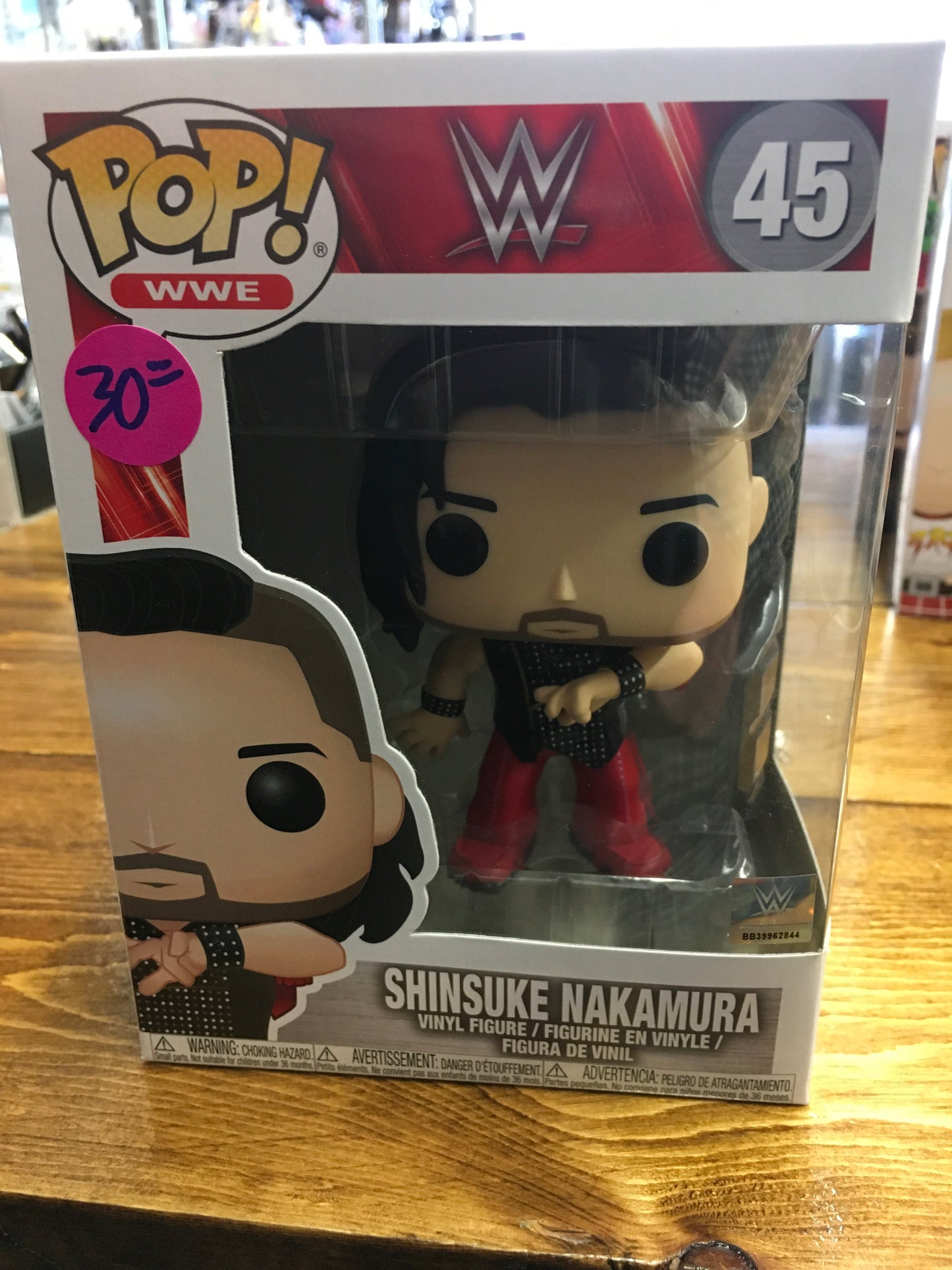 WWE Shinsuke Nakamura Funko Pop! Vinyl figure sports