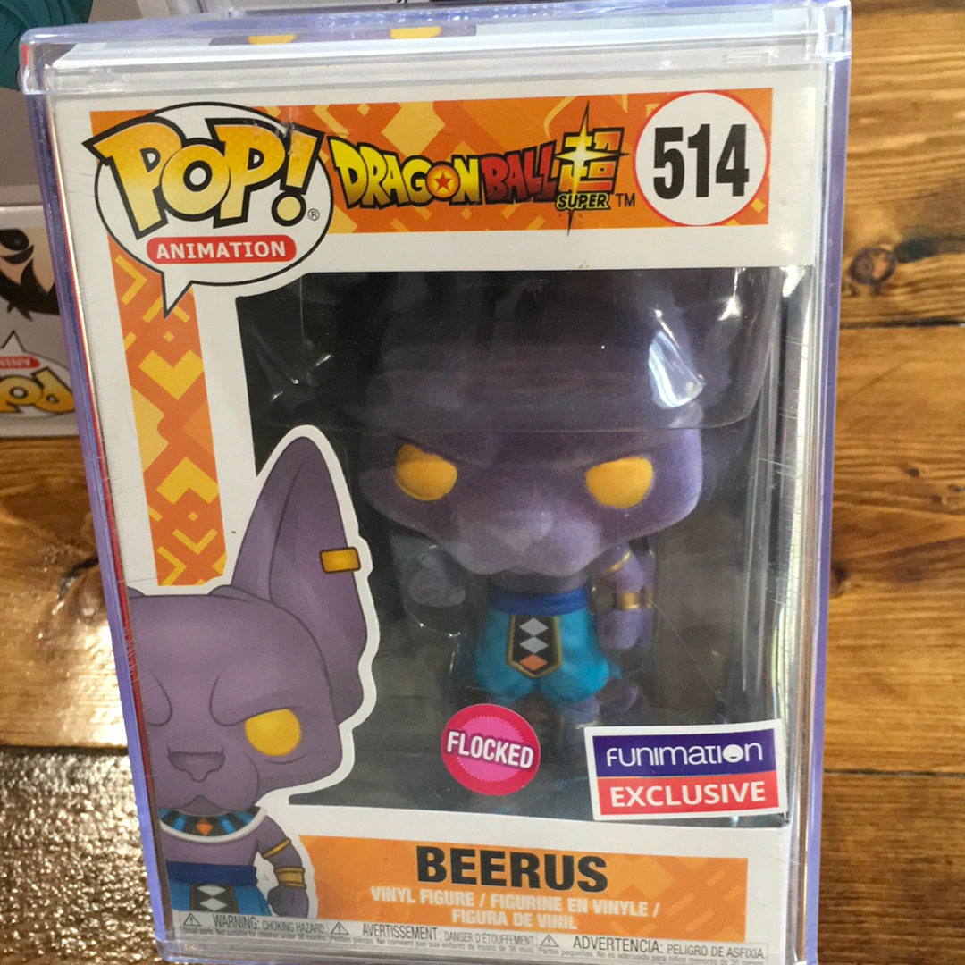 Funko pop beerus flocked hotsell
