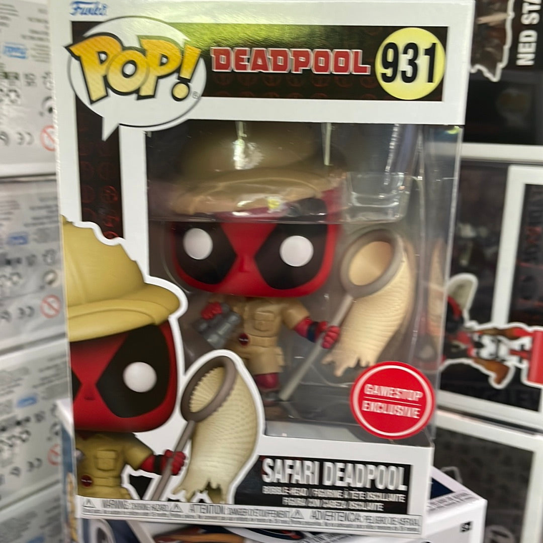 Marvel - Safari Deadpool #931 - Exclusive Funko Pop! Vinyl Figure