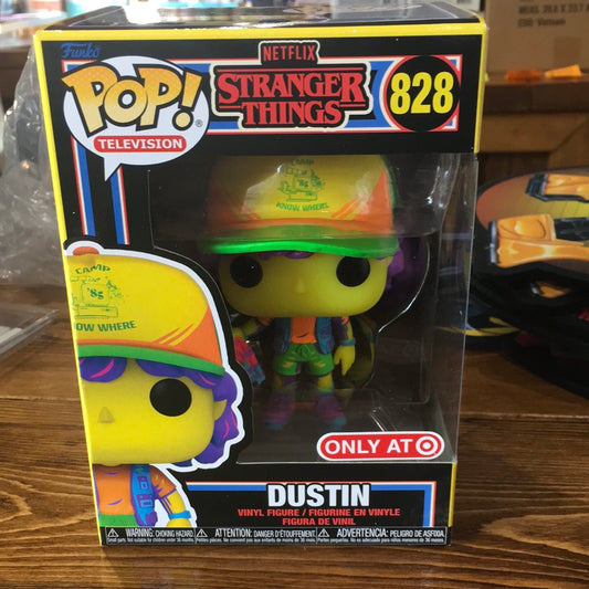 Stranger Things Dustin Blacklight Target exclusive Funko Pop! Vinyl Figure television