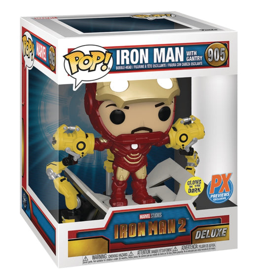 Marvel Iron Man w/Gantry #905 - PX Exclusive - Funko Pop! Vinyl Figure
