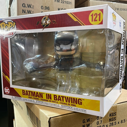 Funko DC Comics The Flash Pop! Rides Batman In Batwing Vinyl Figure