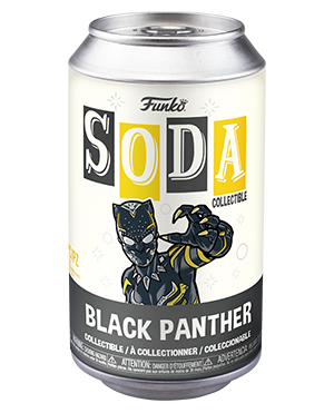 Marvel Wakanda Forever - Black Panther - Sealed Funko Mystery Soda Figure - LIMIT 6