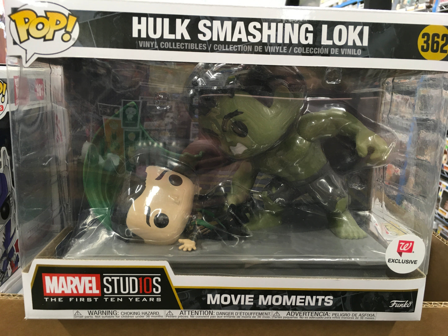 Hulk Smashing Loki exclusive movie moments Funko Pop! Vinyl figure 2020