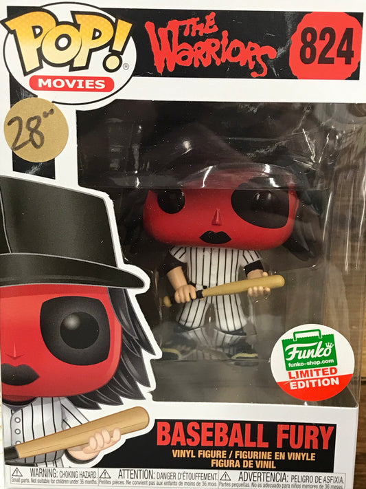 Warriors Baseball Fury red holiday exclusive Funko Pop! Vinyl figure movie