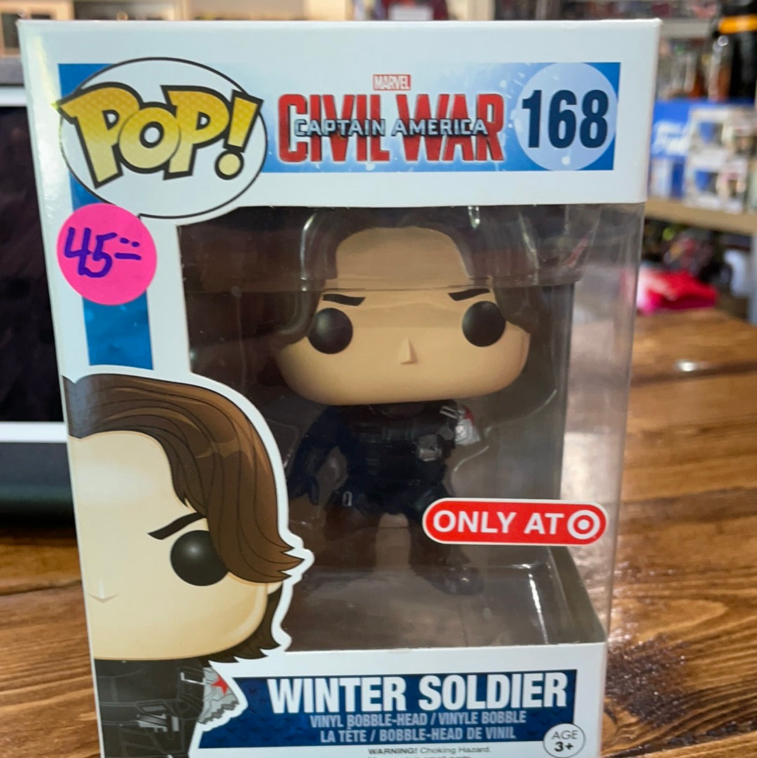 Marvel Civil War Winter Soldier #168 Target Exclusive Funko Pop! Vinyl figure