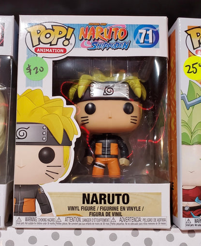 Funko Pop! Anime: Naruto Shippuden - Naruto #71 Vinyl Figure (Bundled with  Pop BOX PROTECTOR CASE)