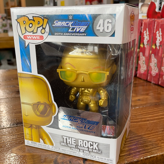 WWE The Rock Gold Funko Pop! Vinyl figure sports