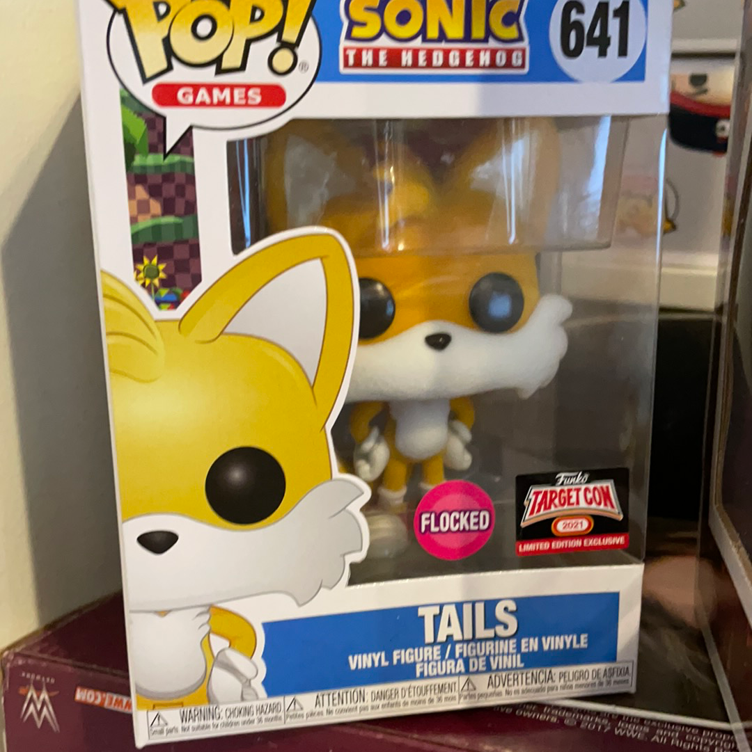 Sonic Tails flocked exclusive Funko Pop! Vinyl figure