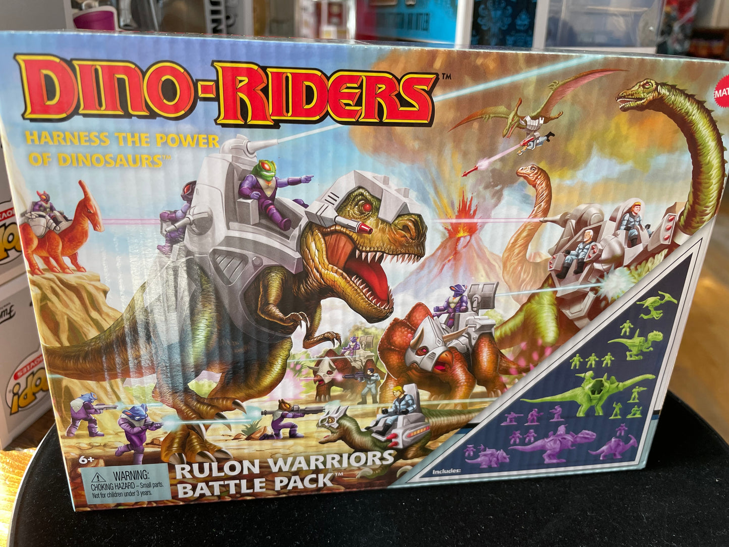 Dino Riders Exclusive Rulon Warriors Battle Pack