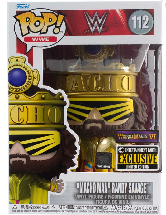 WWE King Macho Man Randy Savage Exclusive Funko Pop! Vinyl Figure (sports)
