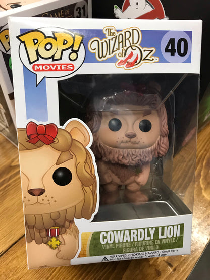 Wizard of Oz Cowardly Lion retired rare Funko pop! Vinyl Figure