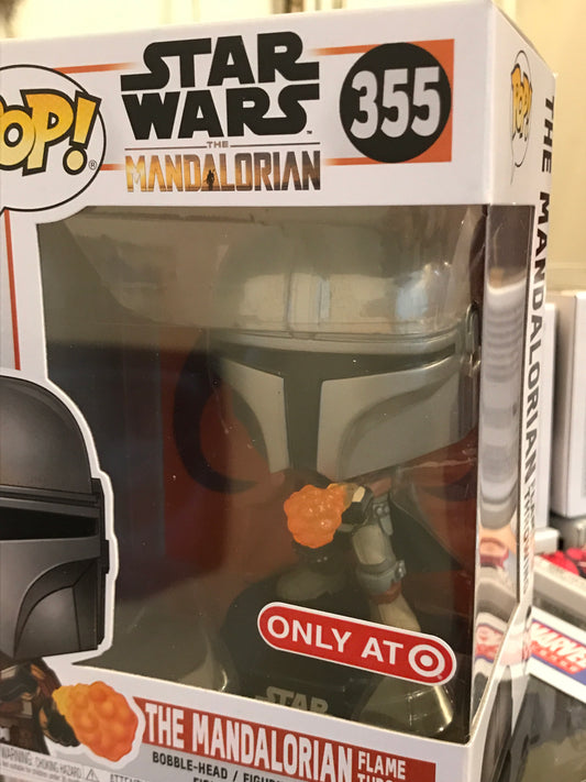 The Mandalorian Mando flame exclusive 355 Funko Pop! Vinyl figure Star Wars