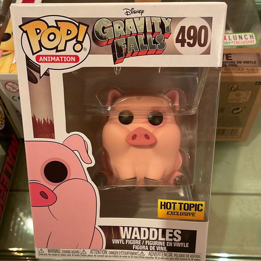 Gravity Falls Waddles 490 Exclusive Funko Pop! Vinyl figure Disney