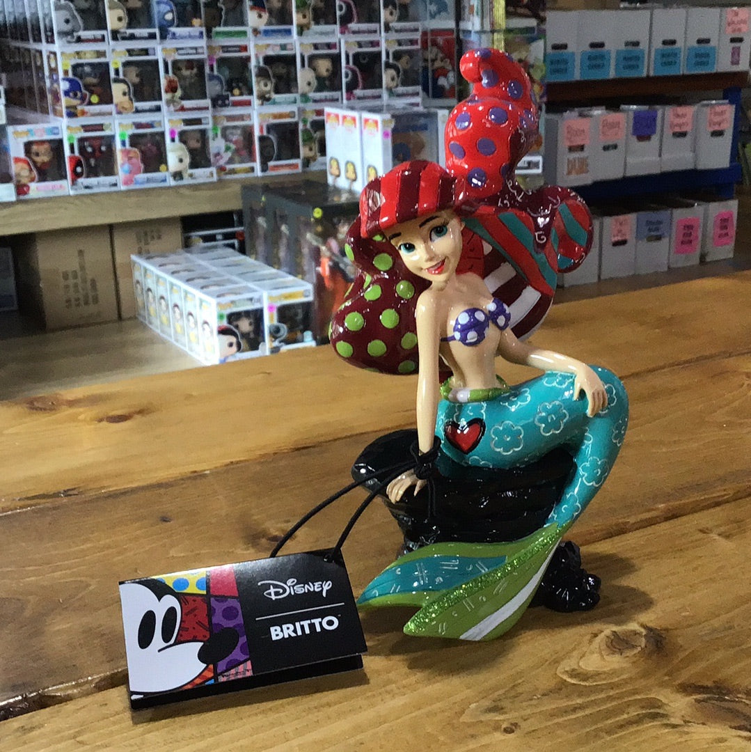 Disney Showcase Collection - Little Mermaid on Rock Statue by Romero Britto