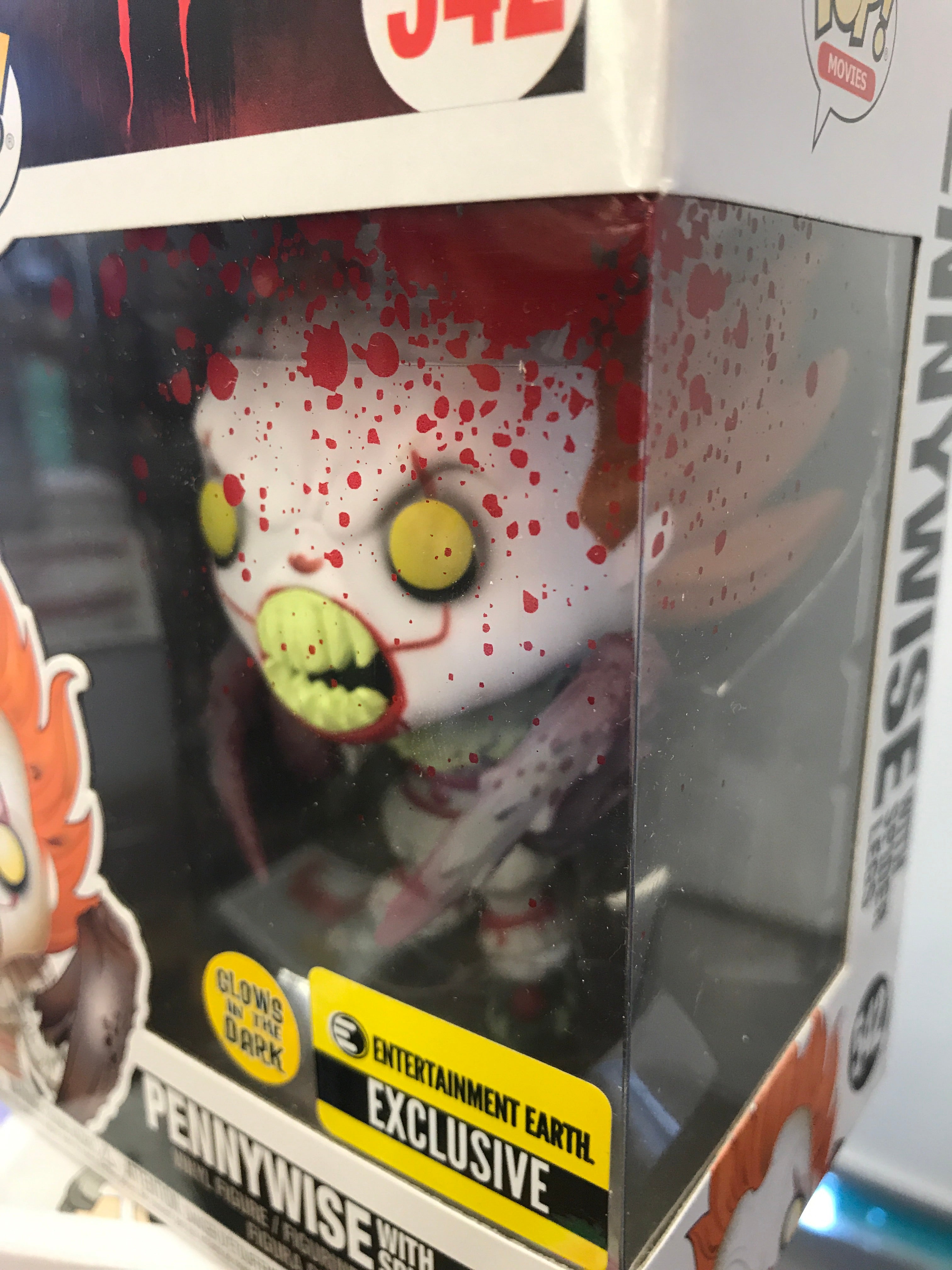 IT pennywise spider legs gitd Funko Pop Vinyl figure movie Tall