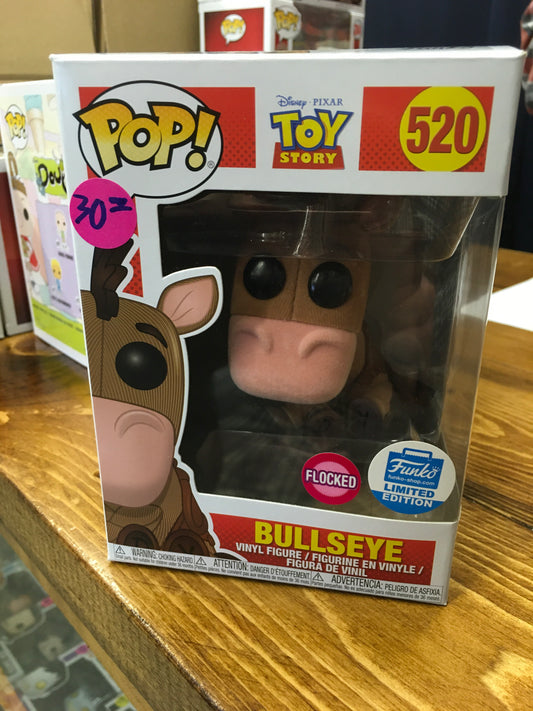 Toy Story Bullseye exclusive 520 Flocked Funko Pop! Vinyl figure Disney