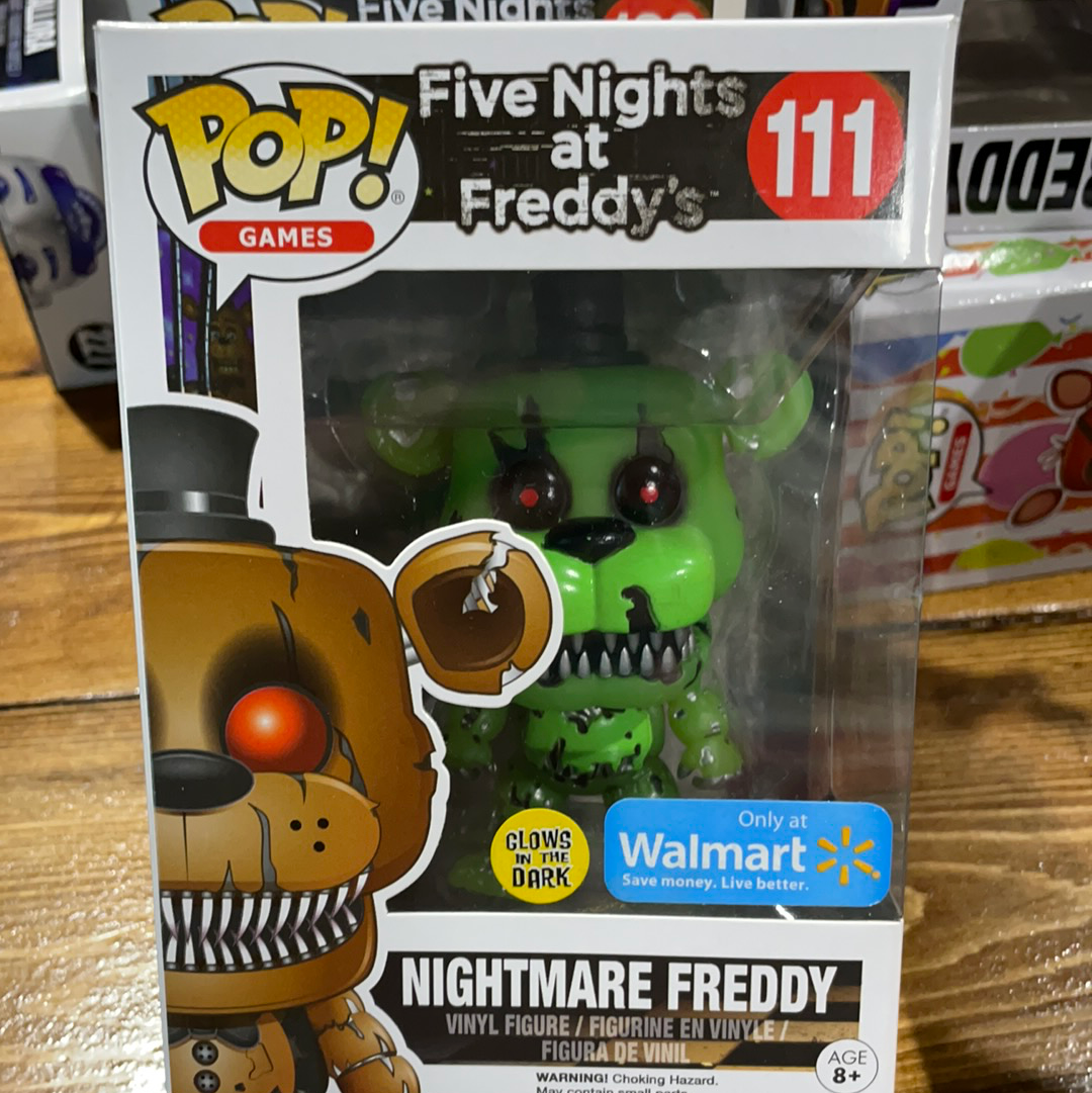 Five nights at Freddy's Nightmare Freddy Funko Pop! Vinyl figure video game