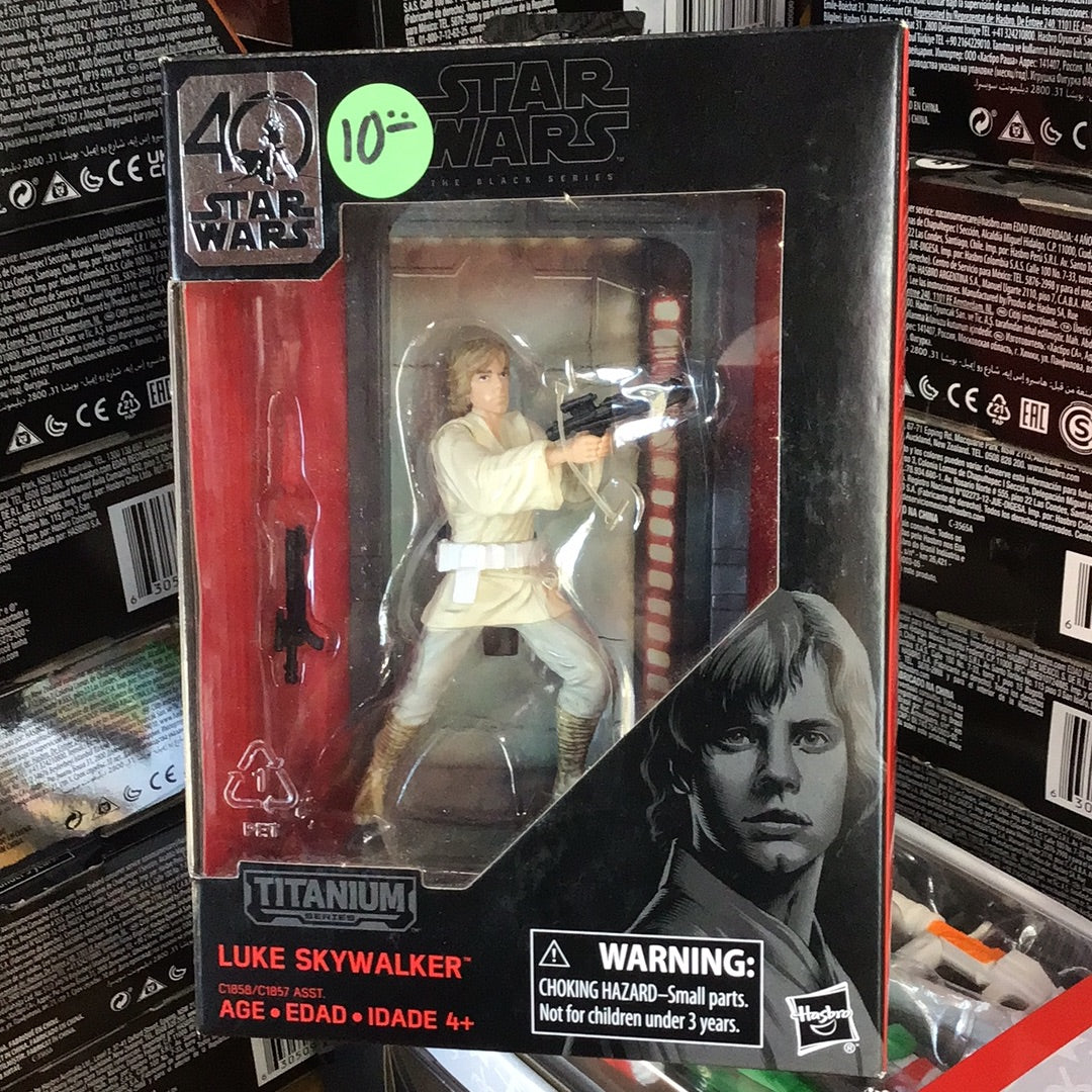 Star Wars Luke Skywalker Titanium Series Black Series action figure