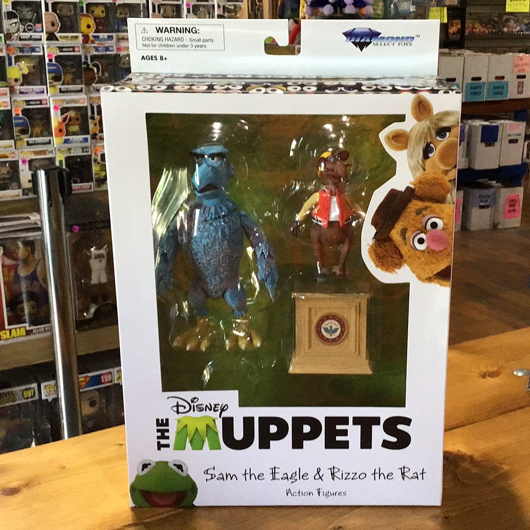 The Muppets - Sam the Eagle and Rizzo the Rat Action Figures