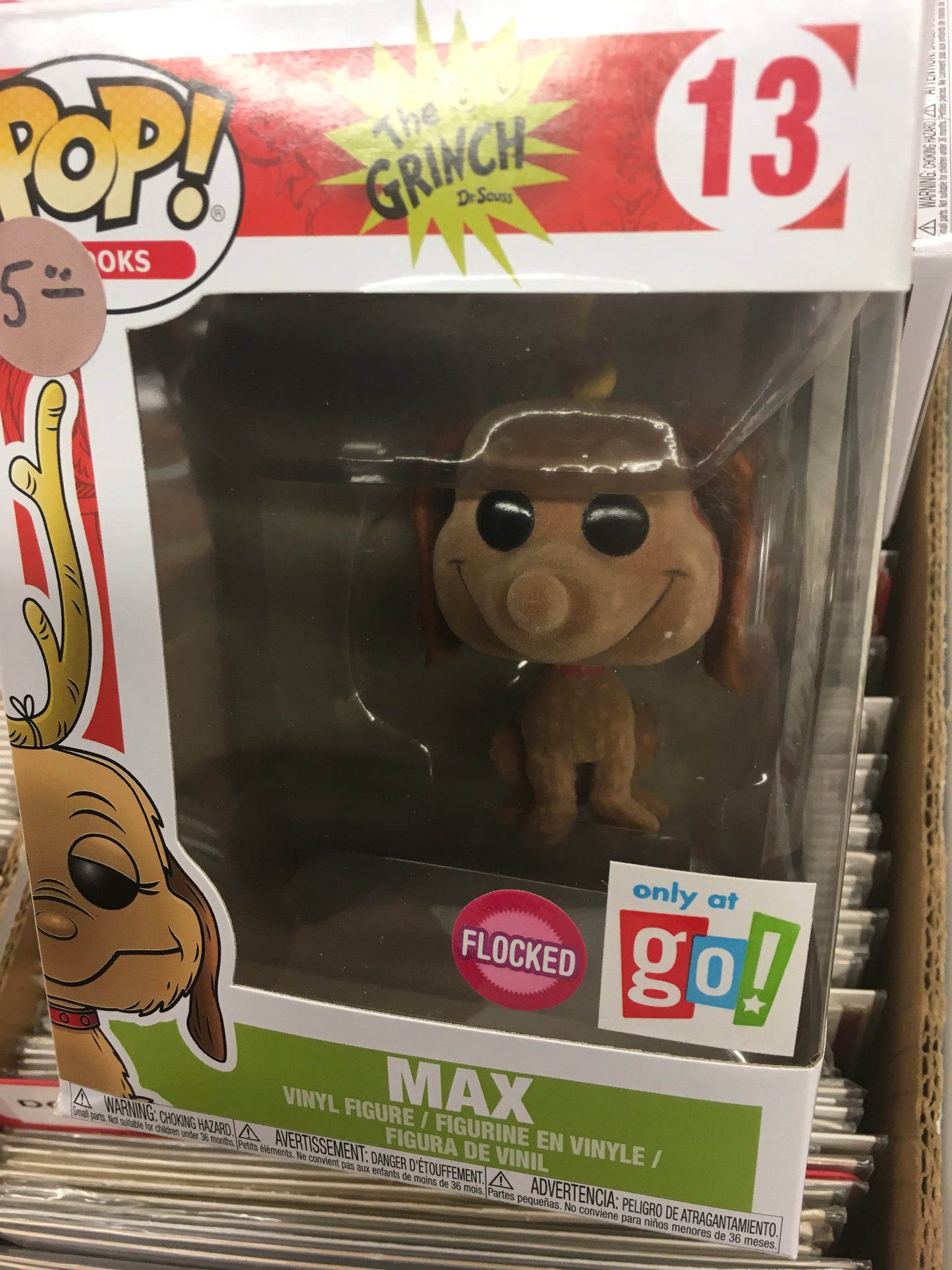 Grinch Max Flocked Go exclusive Funko Pop! VINYL Figure