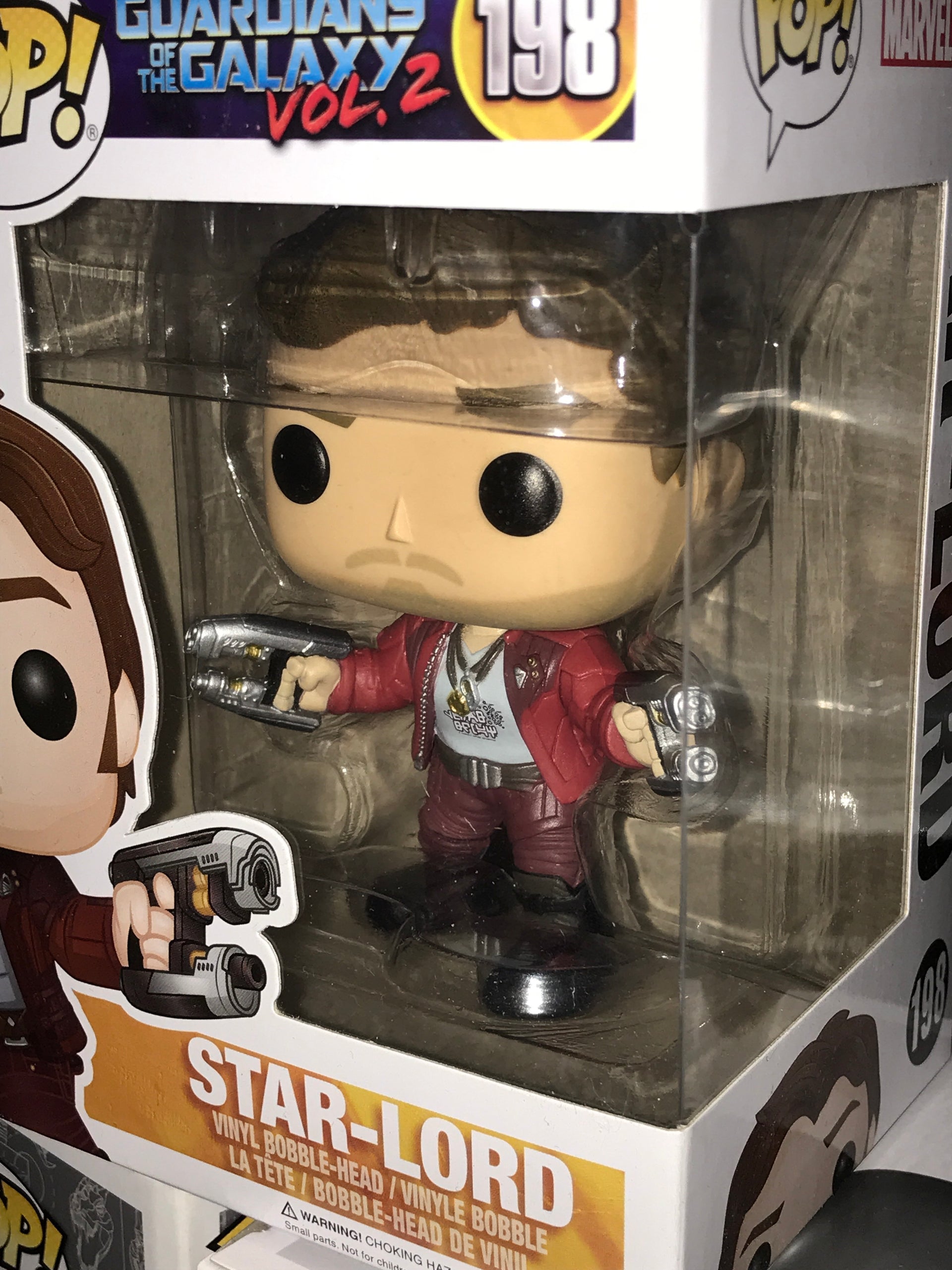 Funko Pop! Star-lord CHASE #198 Guardians Of The Galaxy 2