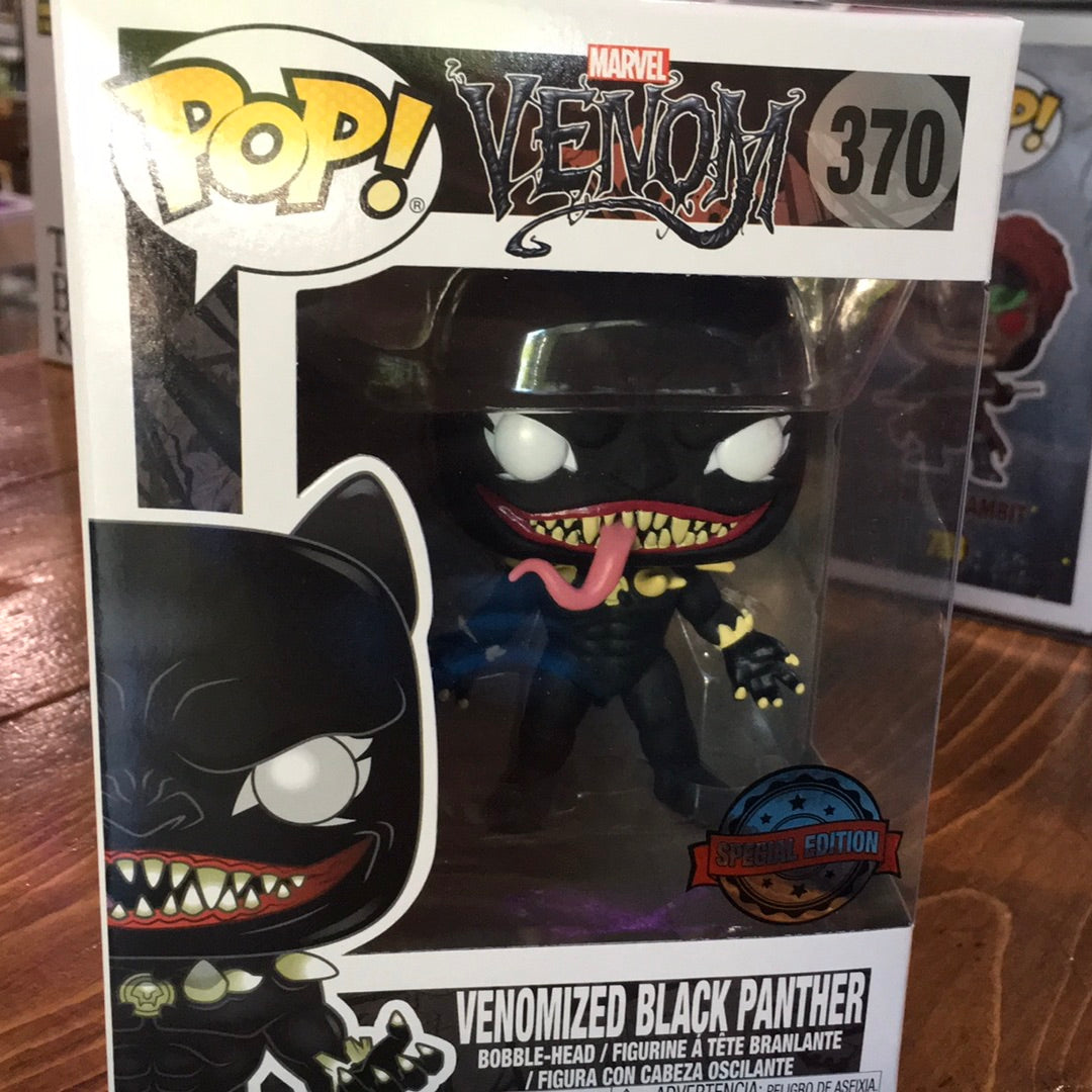 Marvel Venom - Venomized Black Panther #370 - Exclusive Funko Pop! Vinyl Figure