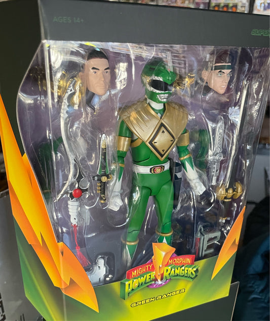 Super7 MMPR Green Ranger new Ultimates Super7