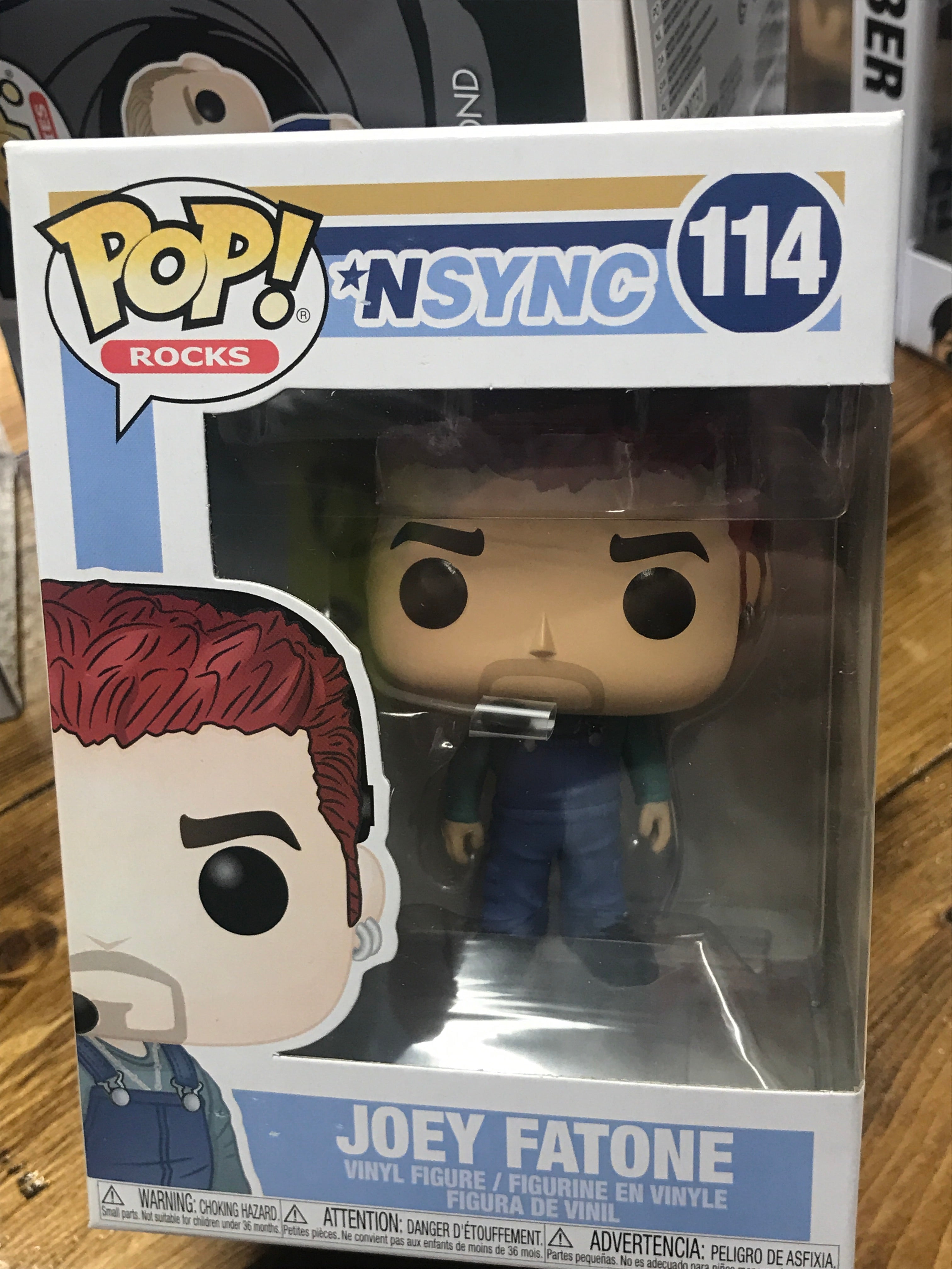 NSYNC Joey Fatone 114 Funko Pop Vinyl Figure rocks Tall