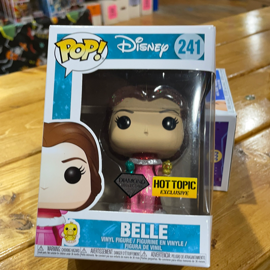 Funko Beauty and the beast Belle Diamond 241 exclusive Funko pop! Vinyl figure Disney