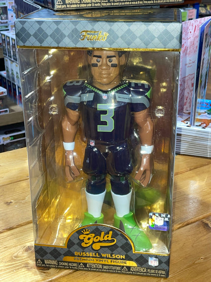 Funko Gold 12" NFL Seahawks Russell Wilson Vinyl Figure